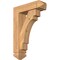 Ekena Millwork Merced Arts and Crafts Smooth Bracket w/ Offset Brace, Western Red Cedar, 5 1/2"W x 18"D x 26"H BKT0604X18X26MRC03SWR - alternate 1